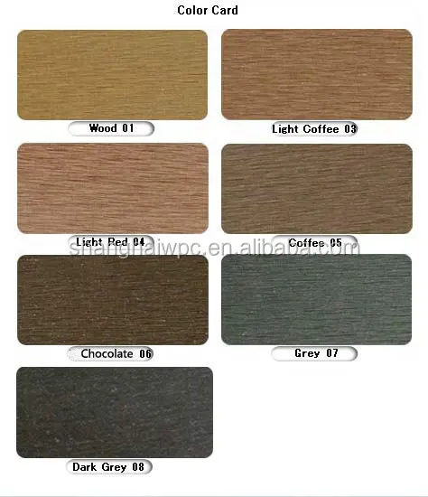 WPC Outdoor Covering Decorative Siding WPC Exterior Sectional Wall Panels