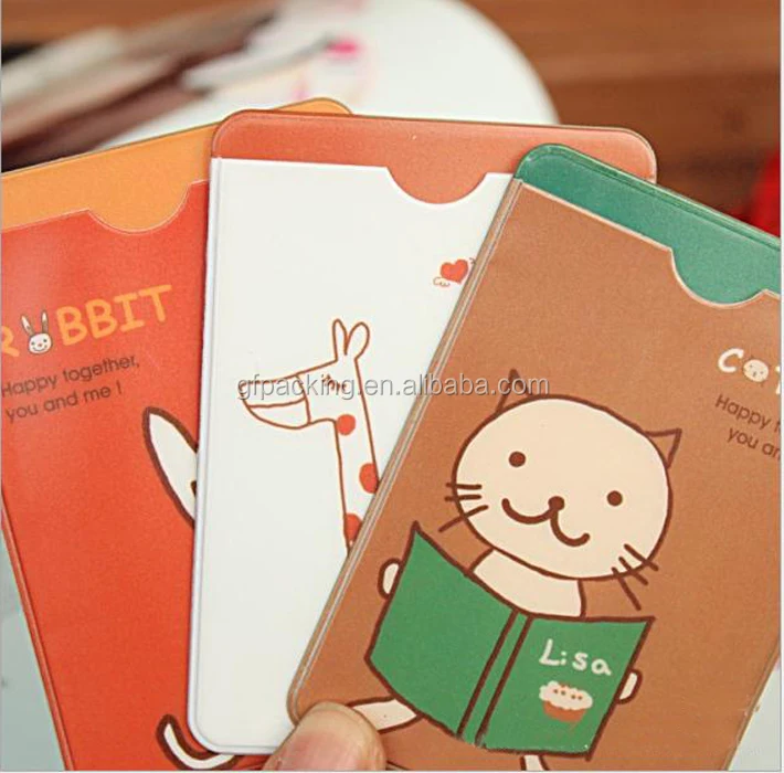 Wholesale colorful printing plastic pvc id/ business card holder