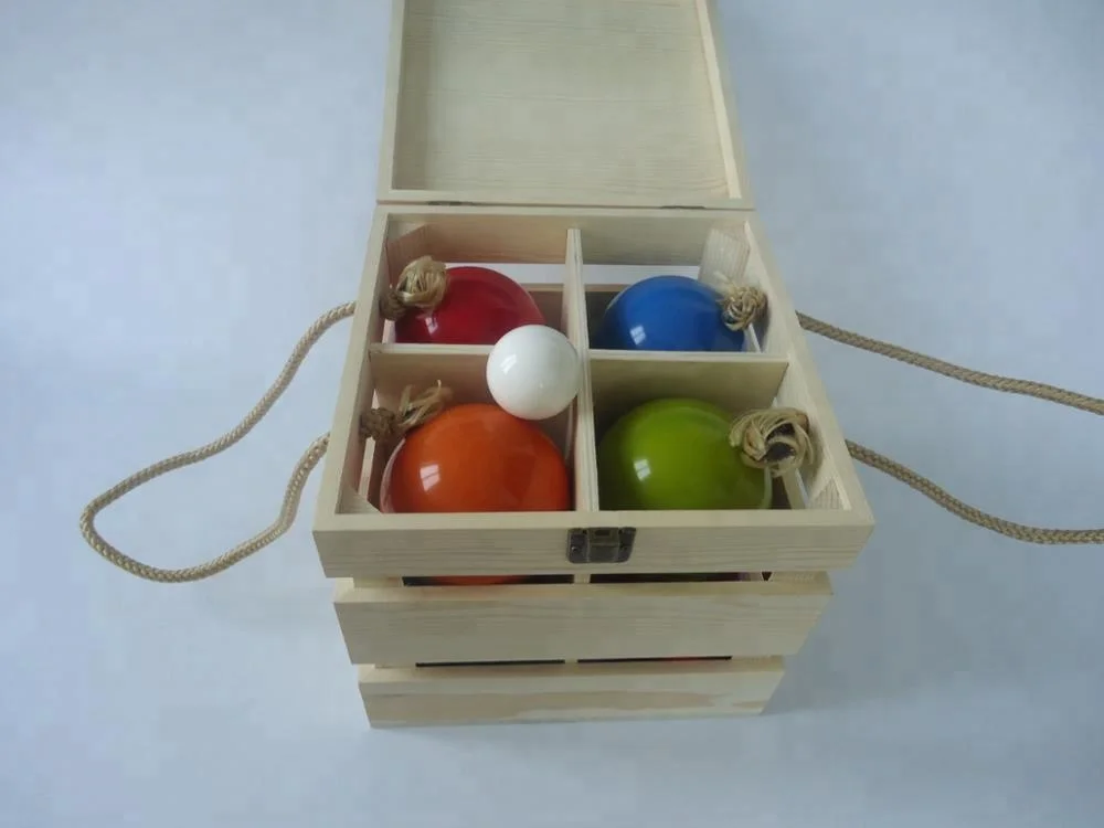 Bocce Ball Set Outdoor Family Bocce Game Resin balls