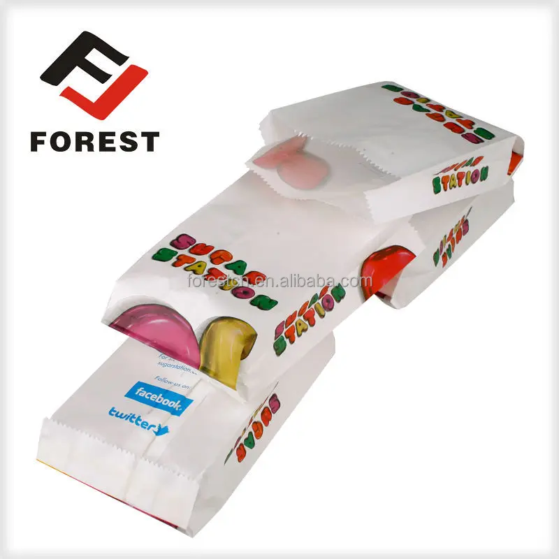 Food paper bag factory supply small paper bags for sweets