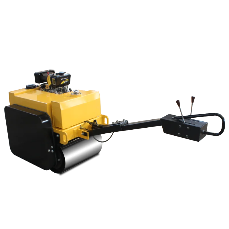 Walking behind single cylinder diesel engine roller compactor factory price