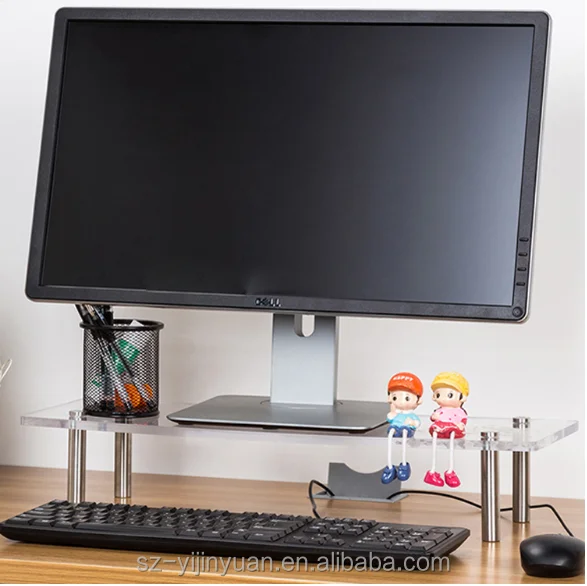 wholesale custom computer screen acrylic monitor display stand