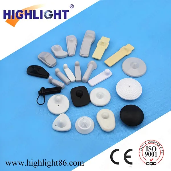 Сигнализация безопасности EAS RF для одежды, жесткая охранная бирка для магазина, магазина, с защитой от кражи, с булавкой