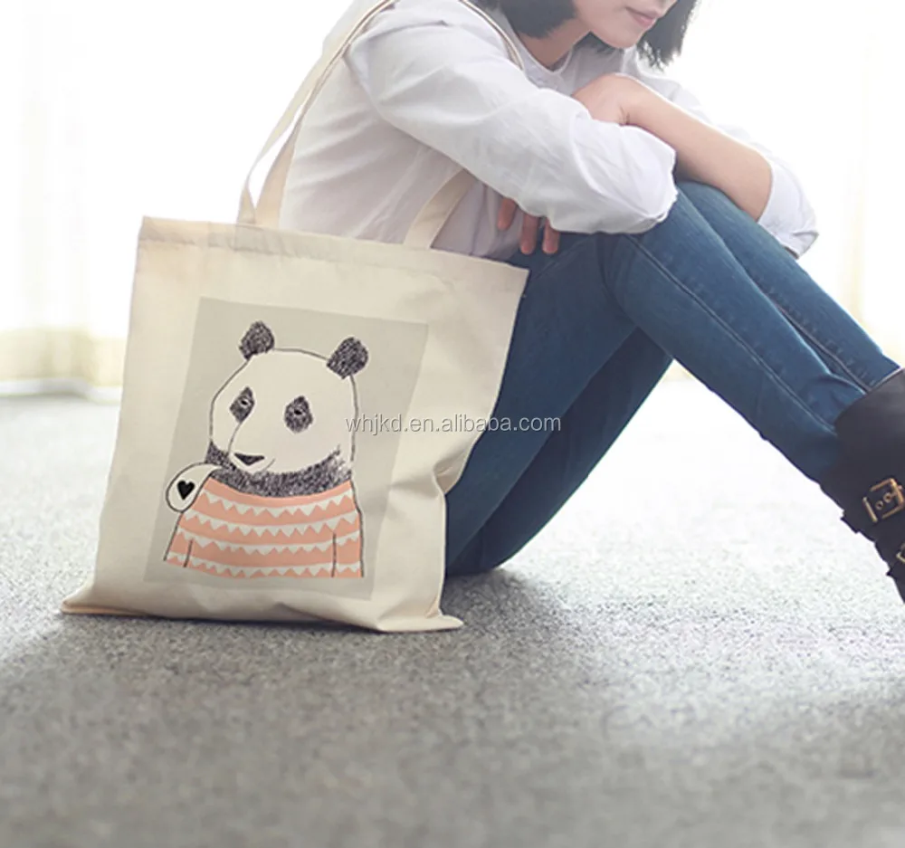 Customizable Women Eco Canvas Shopping bag Handbags