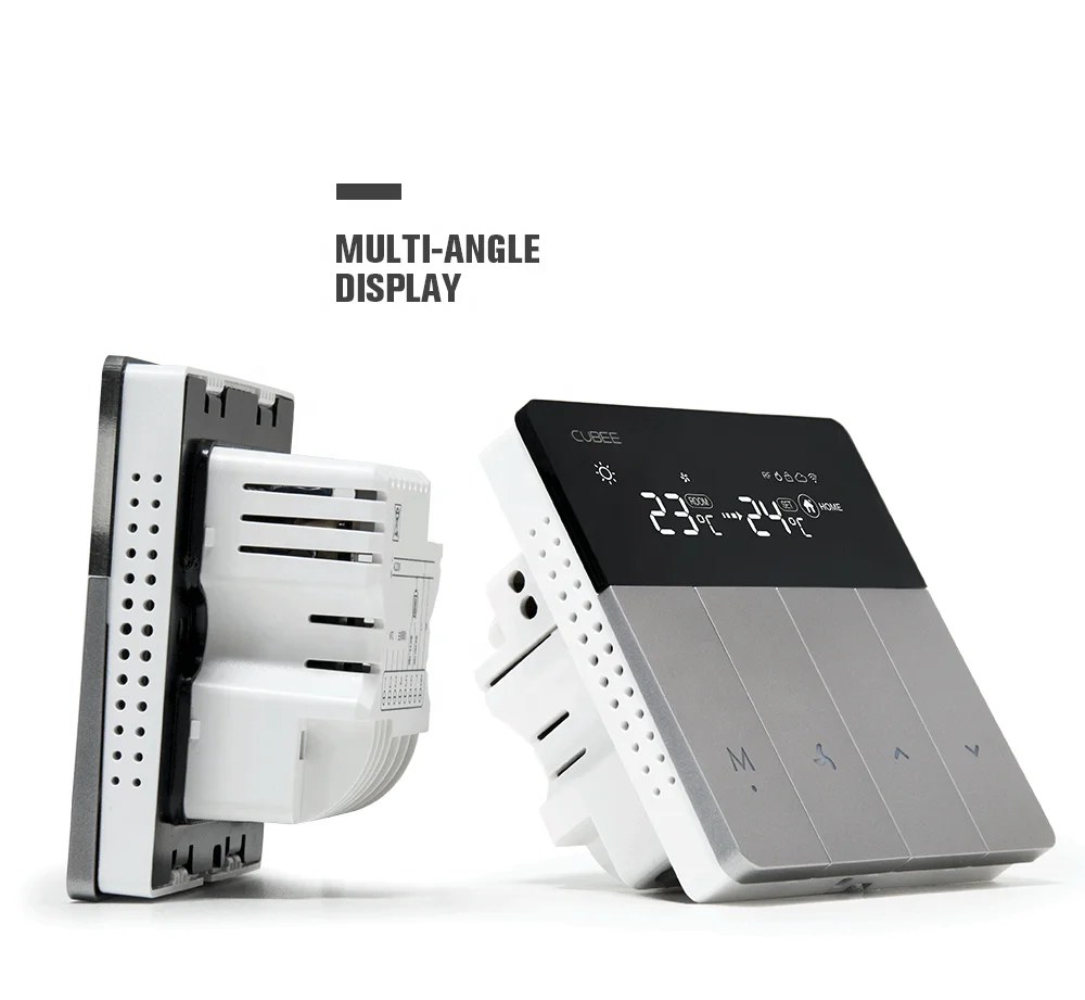 
CUBEE WIFI smart room thermostat for FCU and heating system 