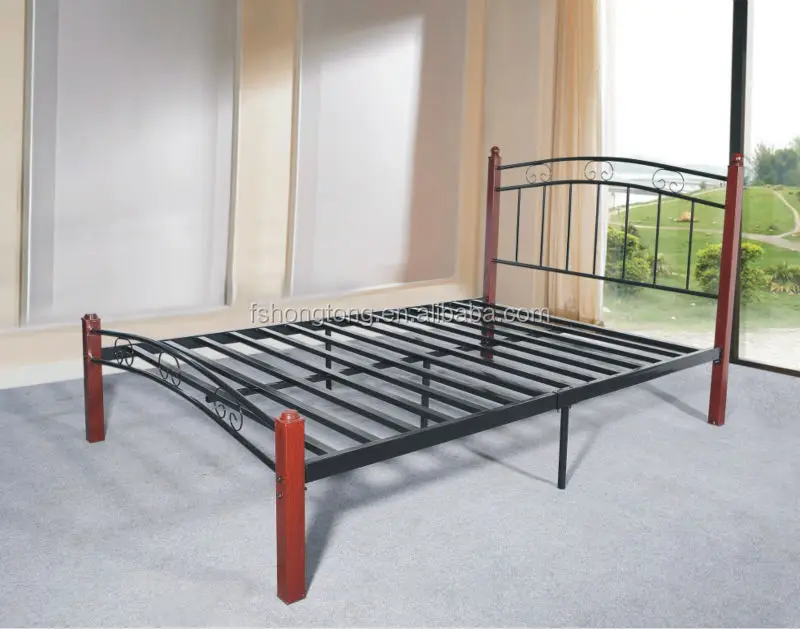 Twin/Full/Queen size metal bed/ new fashion design Iron bed