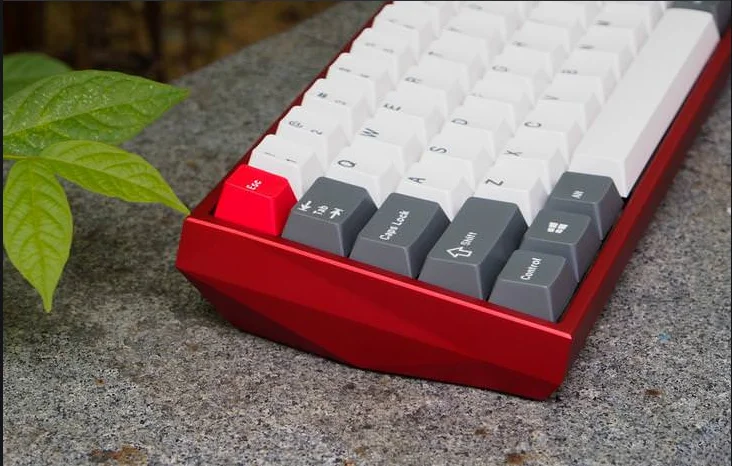 Dadesin OEM 60 75 76 60% aluminum custom keyboard cnc prototype milling aluminum mechanical gaming keyboards case kit