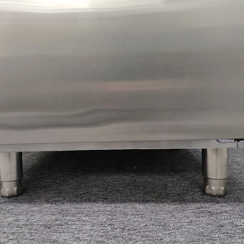 Stainless steel upright fridge freezer commercial kitchen refrigerator