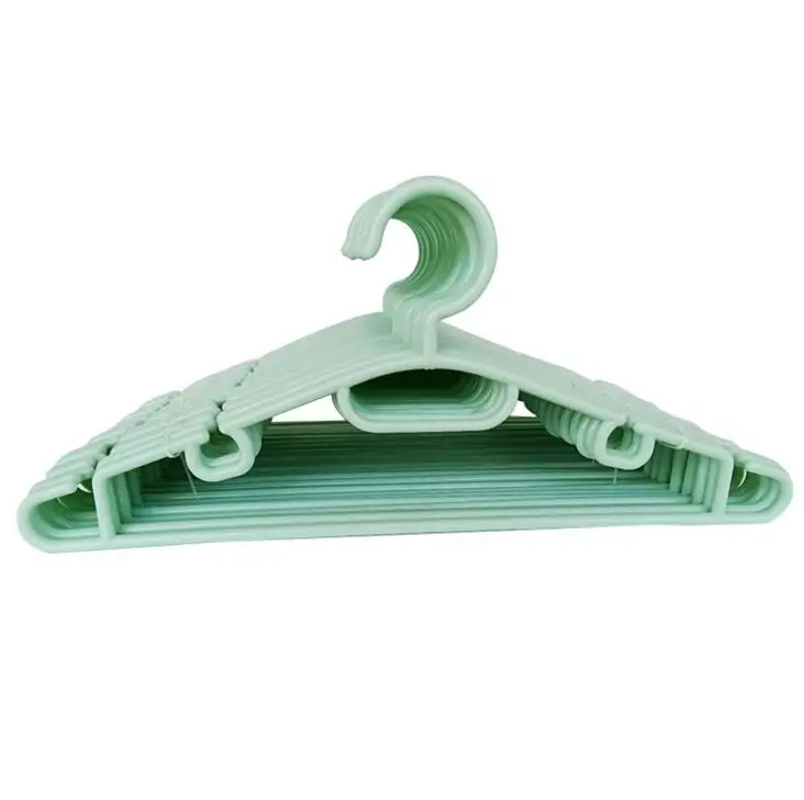 
Nantong BSCI Factory Colorful Strong 39cm Plastic Clothes Hanger Garment Coat Trouser Durable Hanger Wholesale 