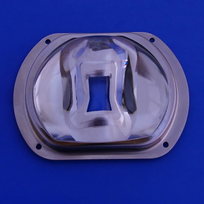 107mm 100w Aspheric Led Optical Glass Lens For Street Light