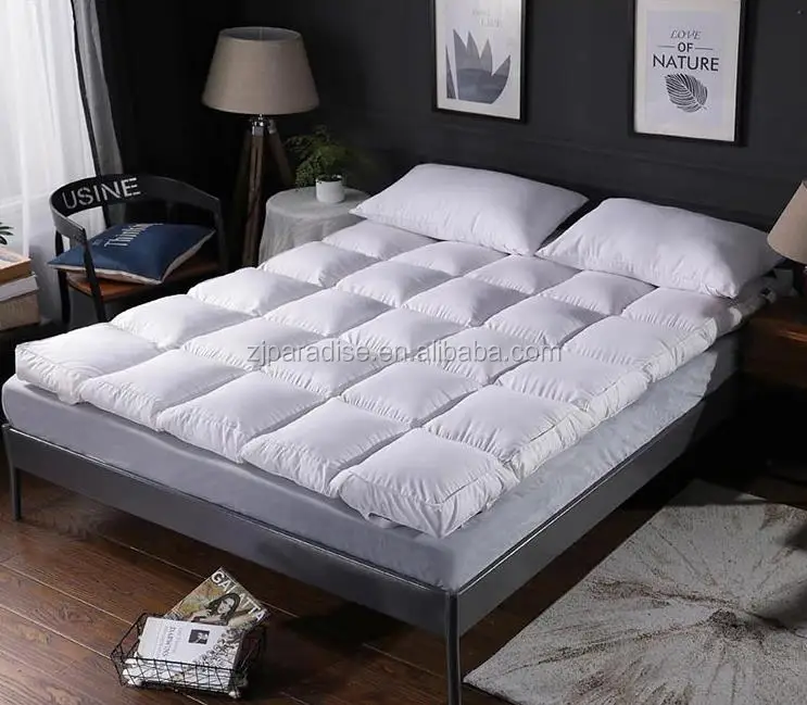 Casper Latex King SIze Cheap Hotel Sleepwell Roll Up Durable Inflatable Silicone Cotton Sheet Set Mattress Topper For Anti Bed