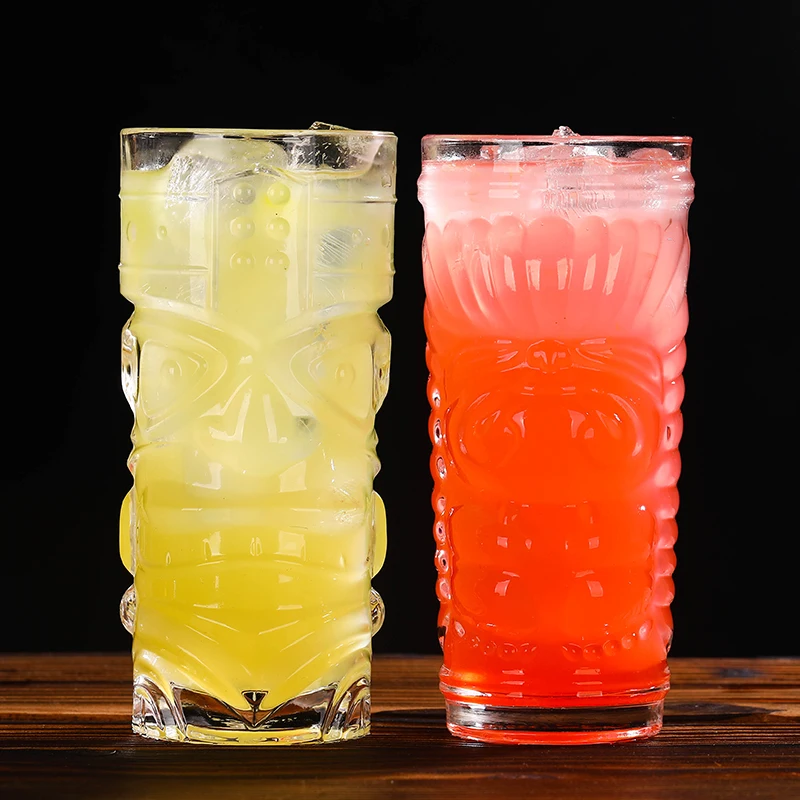 Originality Design tiki glass cup juice glasses tiki mug cocktail glasses
