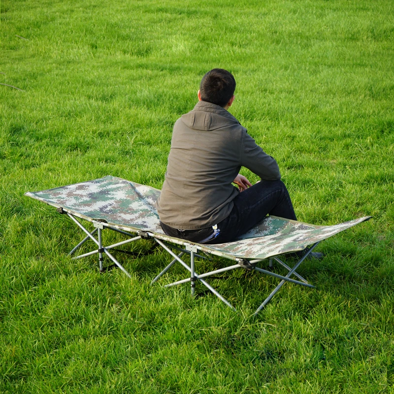 
wholesale cheap single cot bed / oxford folding bed for travel camping 