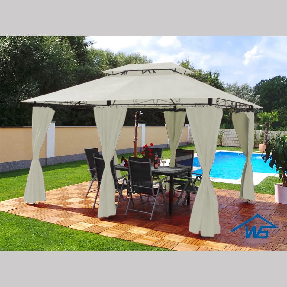 300x400cm metal gazebo with led