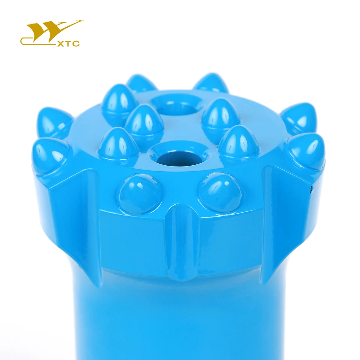 Expert in drilling engin T38 Threaded Bits Blue Carbide Roller Cone Manufacturer Diamond Core Drhigh Quality Drill For Hard Rock Tapered Button Bit 34mm Drilling tool making