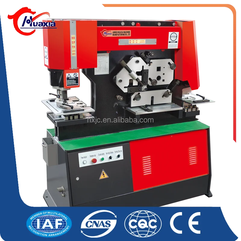 Гидравлический Стальной стержень для продажи, Дырокол и ножницы Q35y Ironworker