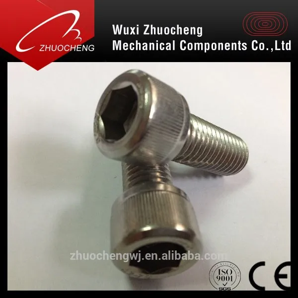 High quality DIN912 stainless steel socket head cap screw with ISO certification