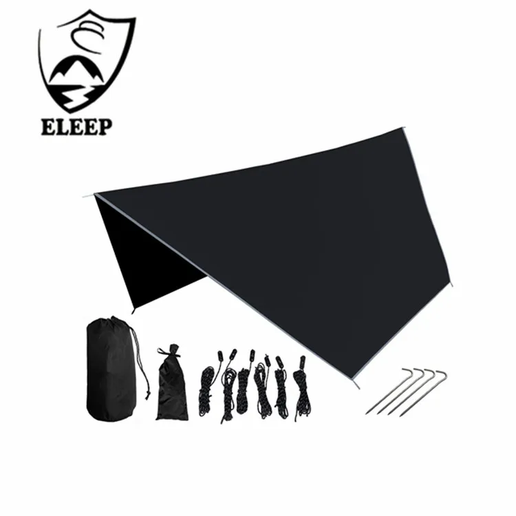 
Waterproof Hexagon Tent Tarp Easy To Setup Hammock Rain Fly Beach Shelter Mat 