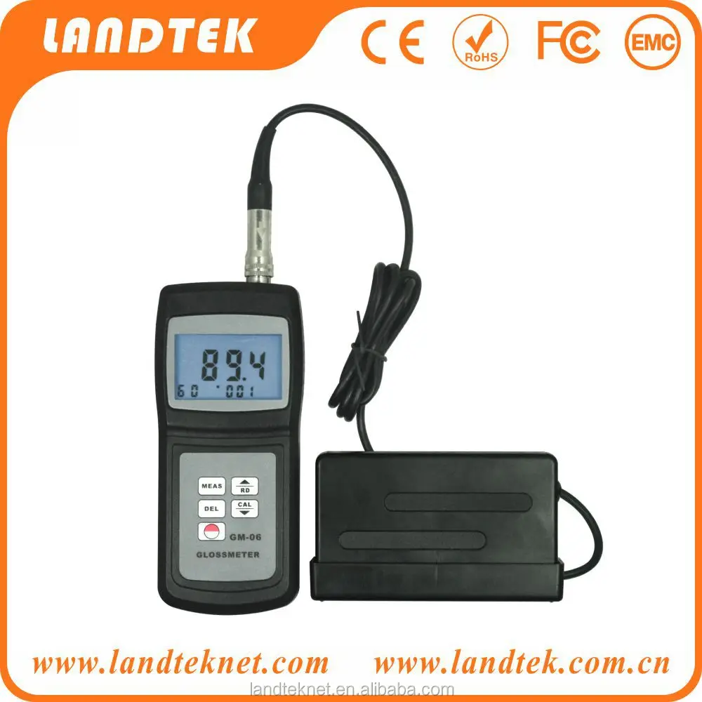 Multi-angle  Coating Paint  Gloss Meter GM-200 (20 60 85 degree),display gloss value of 20, 60,85 degree at the same time.