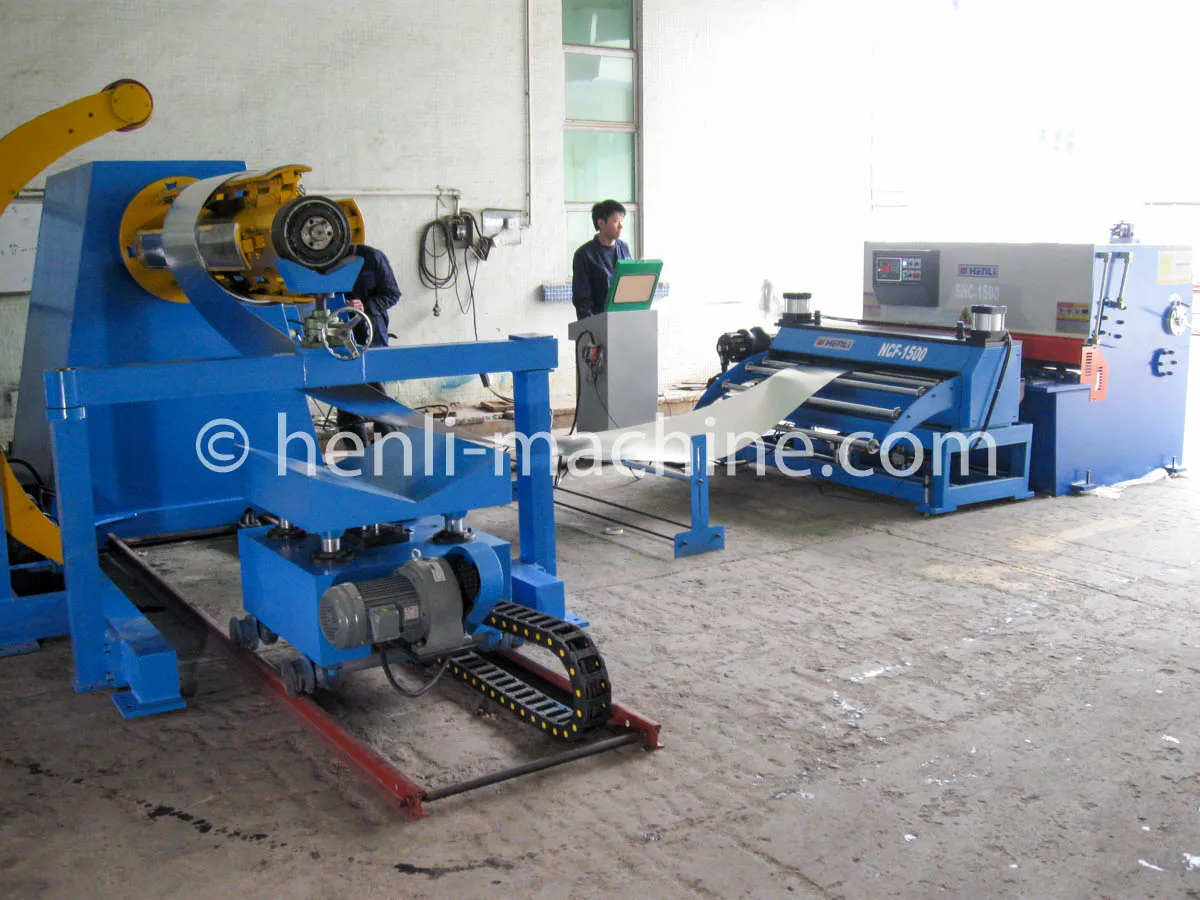 
HENLI Machinery | Automatic Unwinding Coiler Sheet Metal Strip Decoiler Uncoiler 