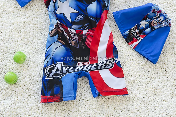 Wholesale 2018 America Captain swimwear sale swimming shorts for kids