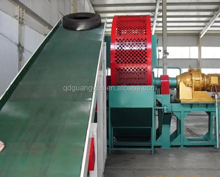 
Factory direct sale full automatic waste tyre cutting machine /Waste Tyre Recycling /Rubber Powder Production Line 