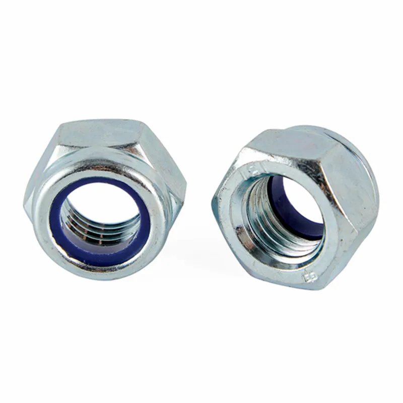 
Zinc Yellow-Chromate Plated m16 din 985 nylon lock nut 