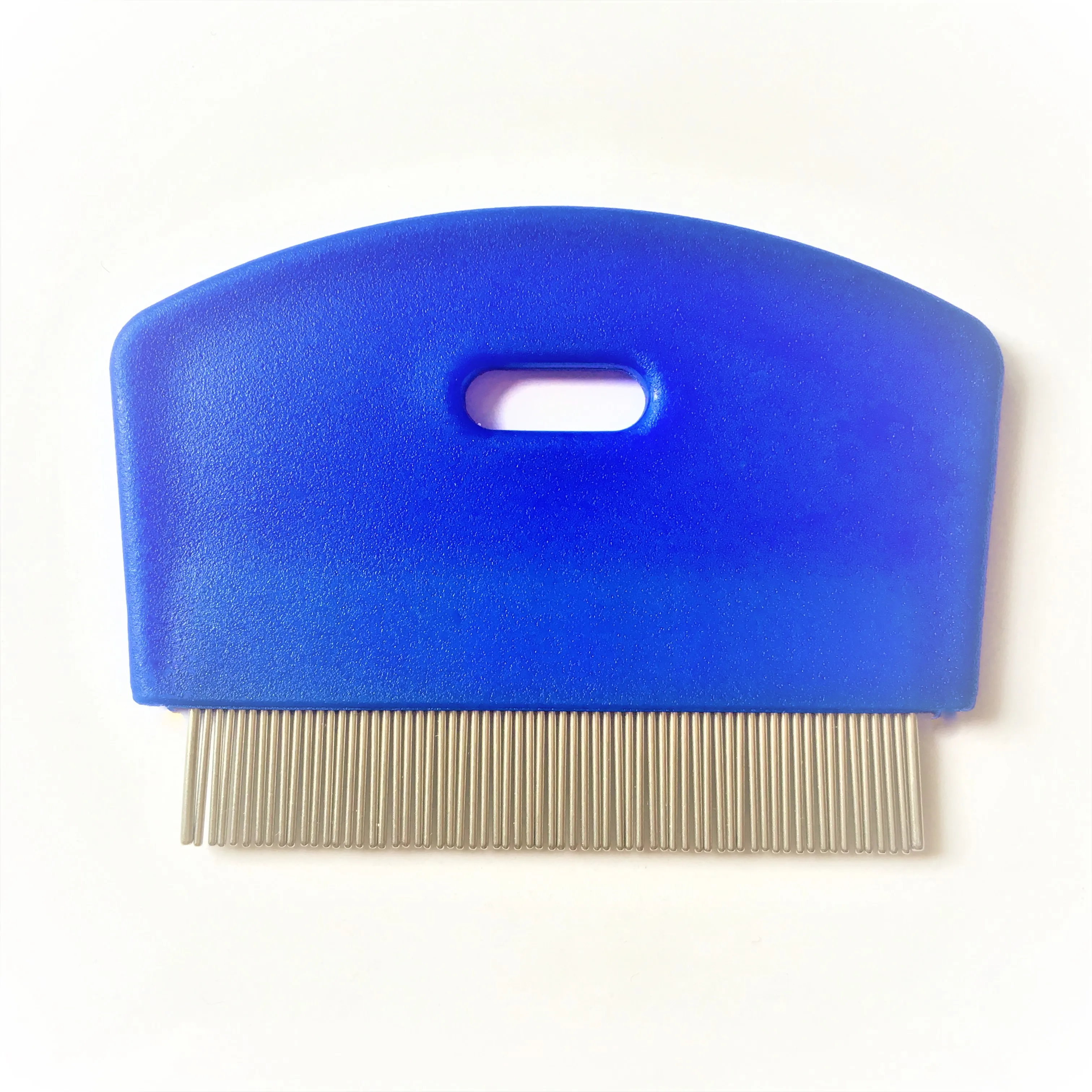 Профессиональный гребень для снятия блох, кошек, животных, лишней, с булавками из нержавеющей стали и пластиковой ручкой