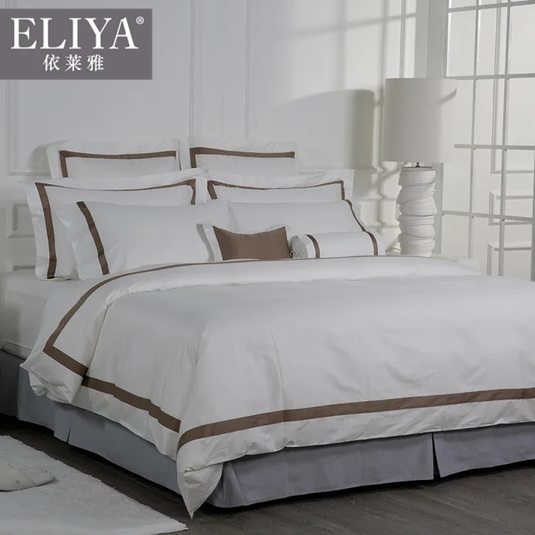 ELIYA hotel products bed sheet,hand embroidery designs for bed sheets