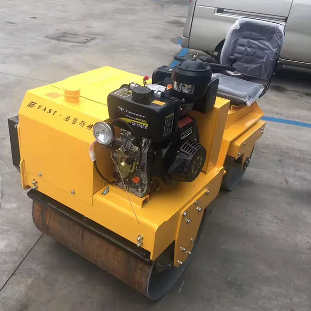 Double drum compactor mini road roller compactor machine