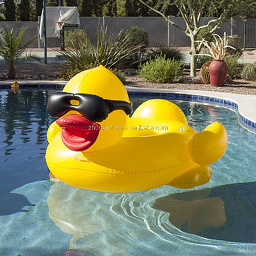 Summer hot yellow Inflatable adult size rubber Duck Pool Float