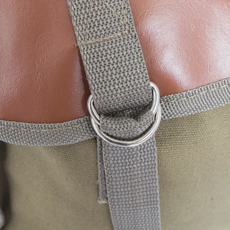 Multi-use Large Capacity Canvas Motorcycle Saddle Bags