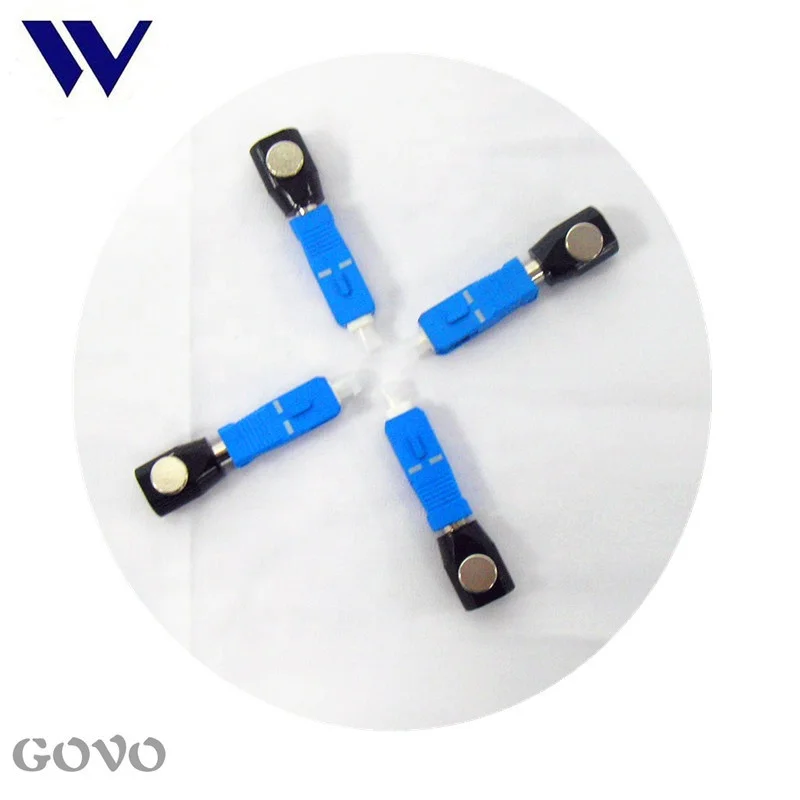 FC SC Square and round type fiber optic bare fiber adapter