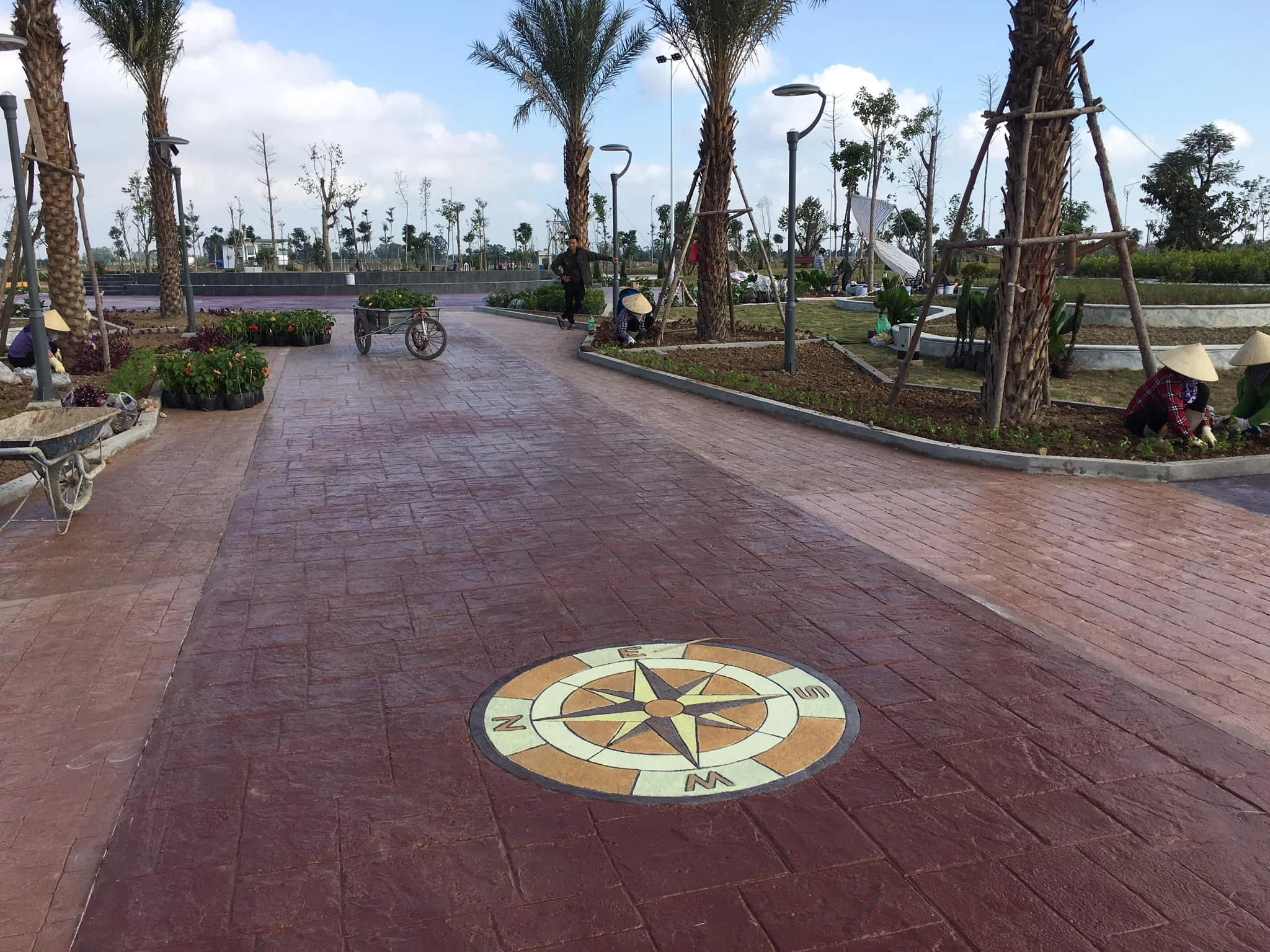 Ashlar Concrete Stamp Set GlobMarble Slate Texture Imprint Stamp Mats