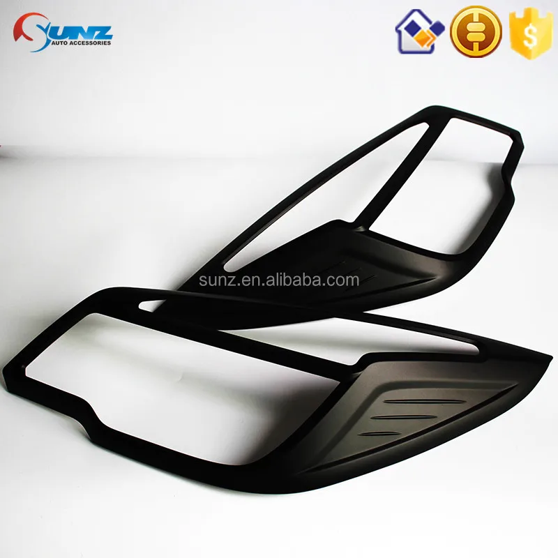 Bset Selling Exterior Accessories Car Lighting Black Head Light Cover For HOLDEN COLORADO 2012-Head Lamp Cover CarAccessories
