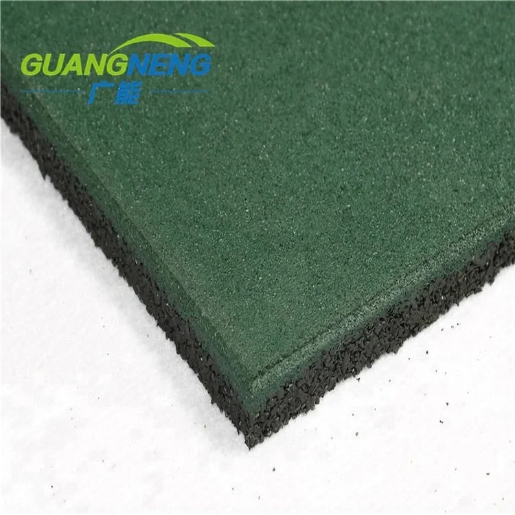 Kindergarten Park Rubber Mats Playground 50*50*3 cm Recycled Rubberized Flooring