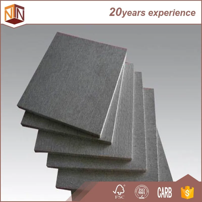 
2016 high quality black core mdf made in China 