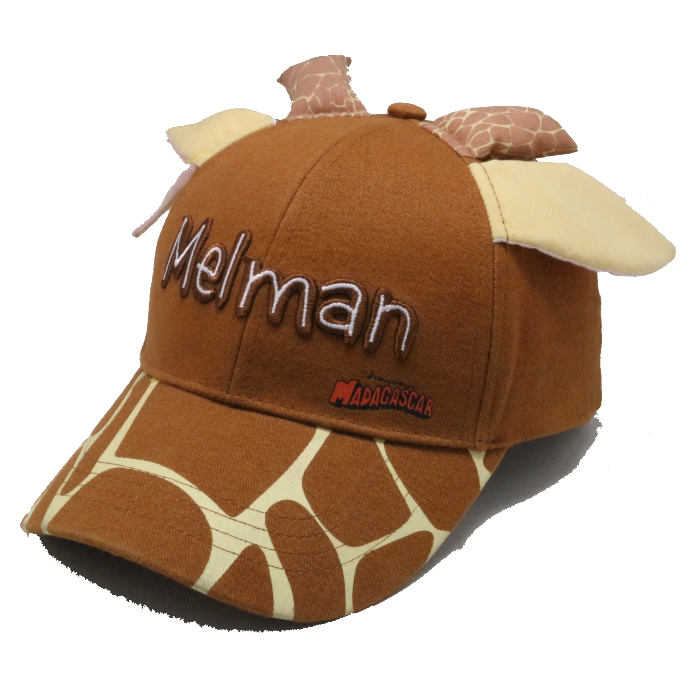 Fancy Baby Animal Image Children Baseball Cap With Ears