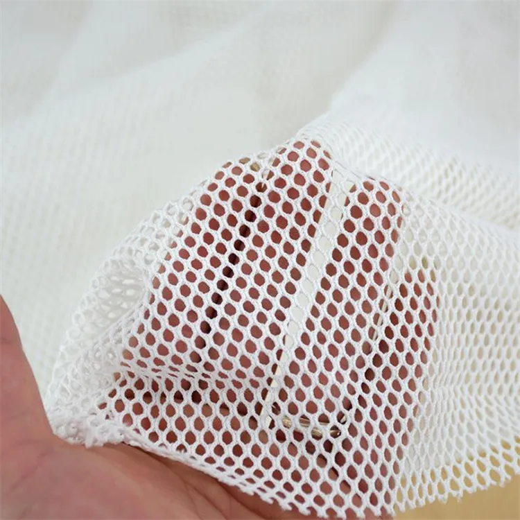 Wholesale 100% polyester air mesh fabric for hats sports wear cheap price handmade DIY fleece fabric