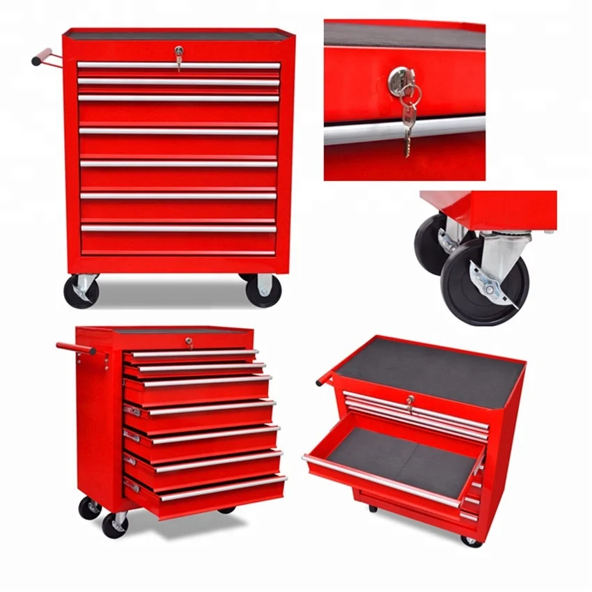 
7 Drawers metal Cabinet Chest Trolley 