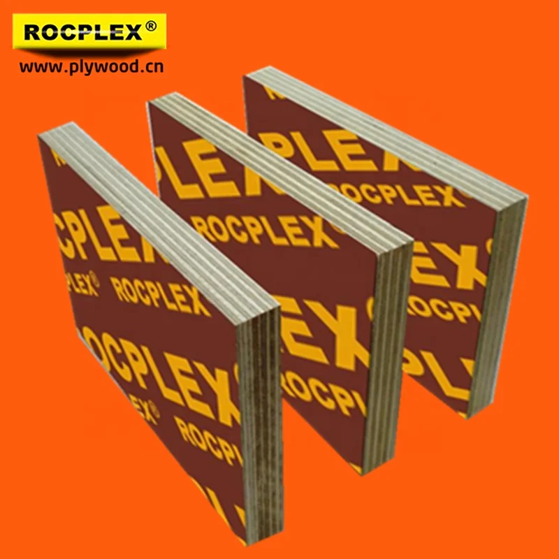 best price poplar 9mm rocplex film faced plywood for construction
