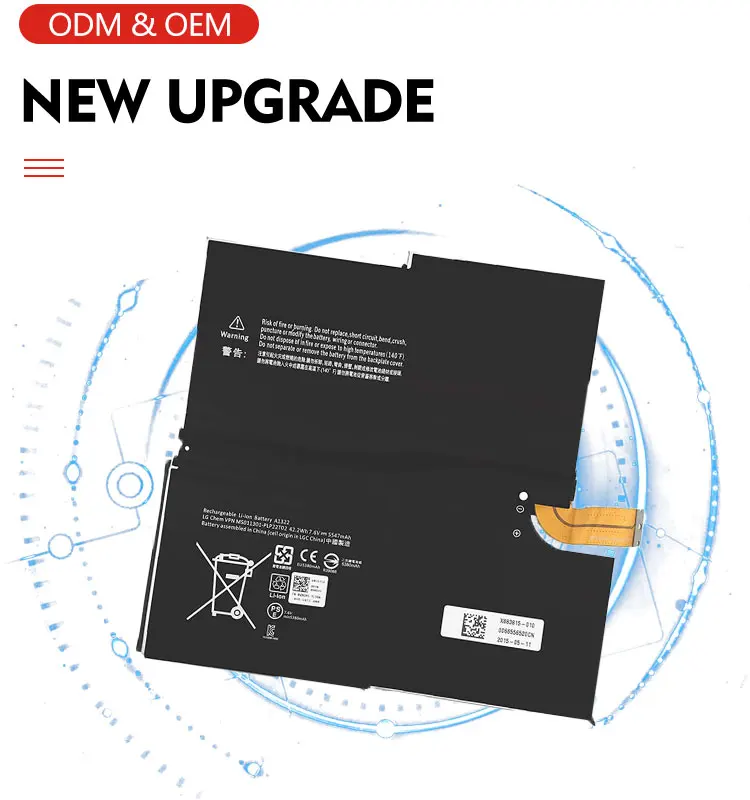 Factory 1631 Original Rechargeable Laptop Tablet Battery for Microsoft Surface Pro3 MS011301-PLP22T02  Pro 3 1577-9700