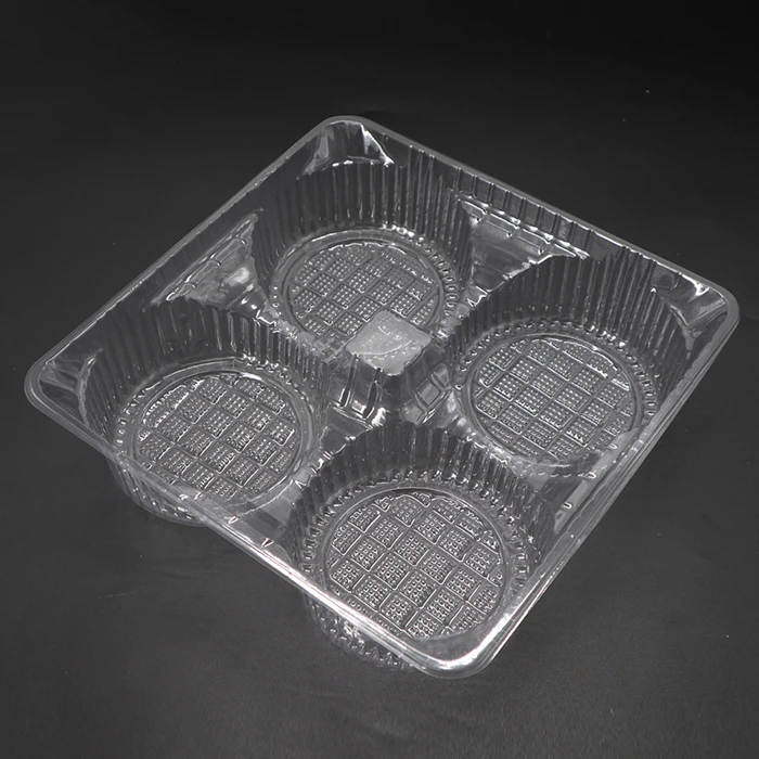 Оптовая продажа одноразовые прозрачные пластиковые коробки для пончиков десертов тортов пищевых коробок упаковочный лоток