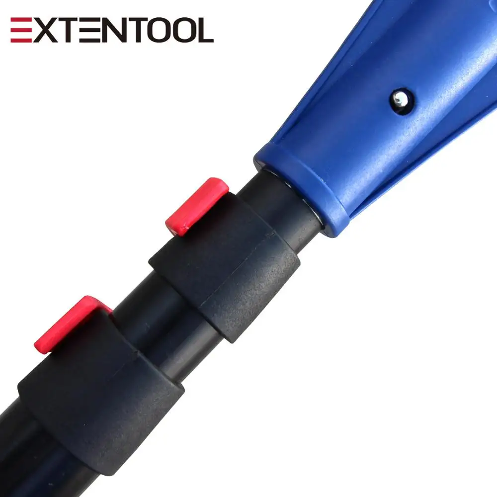 Extentool snow roof rake snow removal with long handle extension adjustable pole