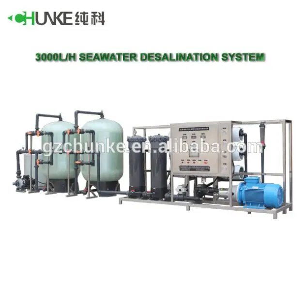 High Quality Seawater Desalination Frp Tank System Plant