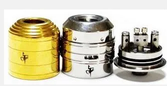 Brass monkey atty atomize E cigarette clone tank vaporizer VS Mutation monkey squape Enigma atty taifun dark horse big drip tip