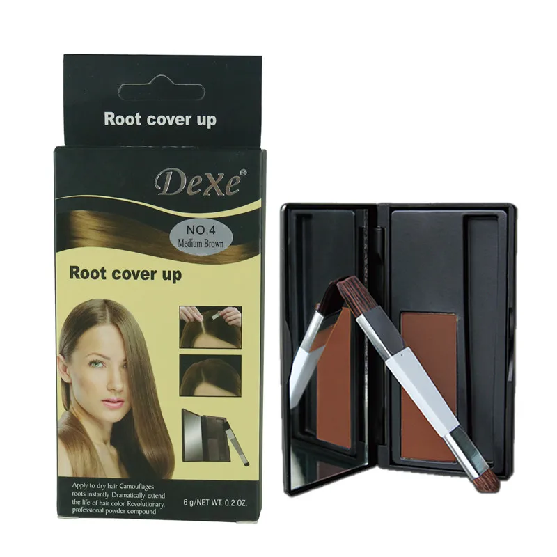 Dexe Temporary Hair Dye Cover Gray Roots Private Label Grey Hair Concealer