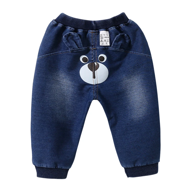 
Comfortable jeans baby black and blue colors pants wholesale baby casual pants 
