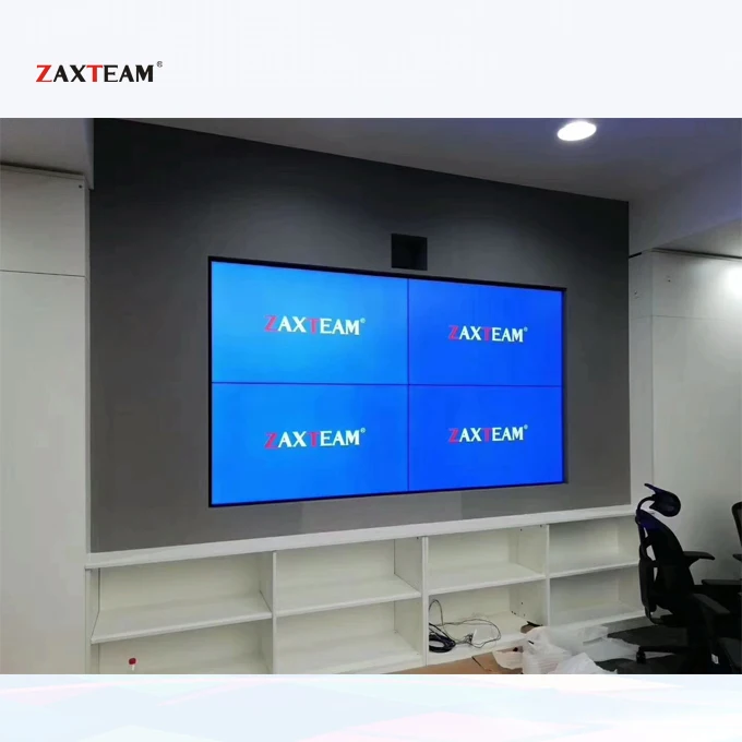 Zaxteam 55 дюймов 3,5 мм ЖК видеоэкран с BOE панель применимый для видеонаблюдения или коммерческие демонстрационные