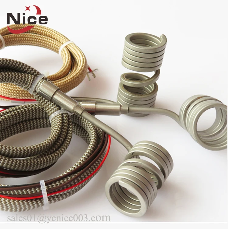 Square  Electric Hot Runner Heating Coil with J Thermocouple